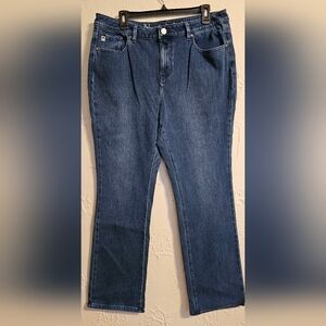 Flexibelle Kim Gravel 16 Straight Leg Blue Jeans